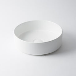 Ovia Claya 300mm Mini Round Countertop Basin Matte White