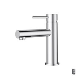 Pure Basin Mixer Straight Spout Chrome