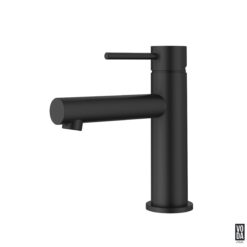 Pure Basin Mixer Straight Spout Matte Black