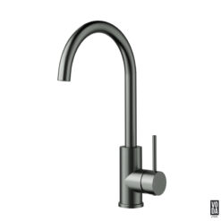 Pure Gooseneck Kitchen/Laundry Sink Mixer Gun Metal