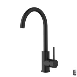 Pure Gooseneck Kitchen/Laundry Sink Mixer Matte Black