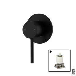 Pure Shower Mixer Set Matte Black