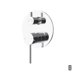 Pure Shower Mixer with Diverter Trim Kit Only Chrome