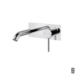 Pure Wall Basin/Bath Single Back Plate Trim Kit Only Chrome