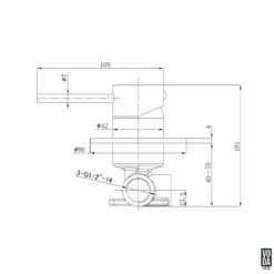 Alternative view of Pure Shower Mixer Body Only