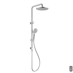 Pure 2 in 1 Twin Shower Brushed Nickel