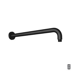 Pure 400mm Round Shower Arm Matte Black