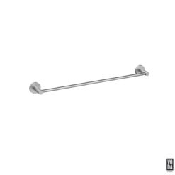 Pure 600mm Single Towel Rail Brushed Nickel