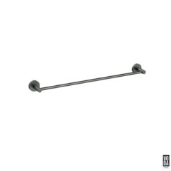 Pure 600mm Single Towel Rail Gun Metal