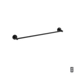 Pure 600mm Single Towel Rail Matte Black
