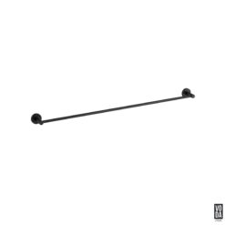 Pure 900mm Single Towel Rail Matte Black