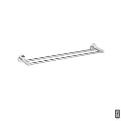 Pure 600mm Double Towel Rail Chrome