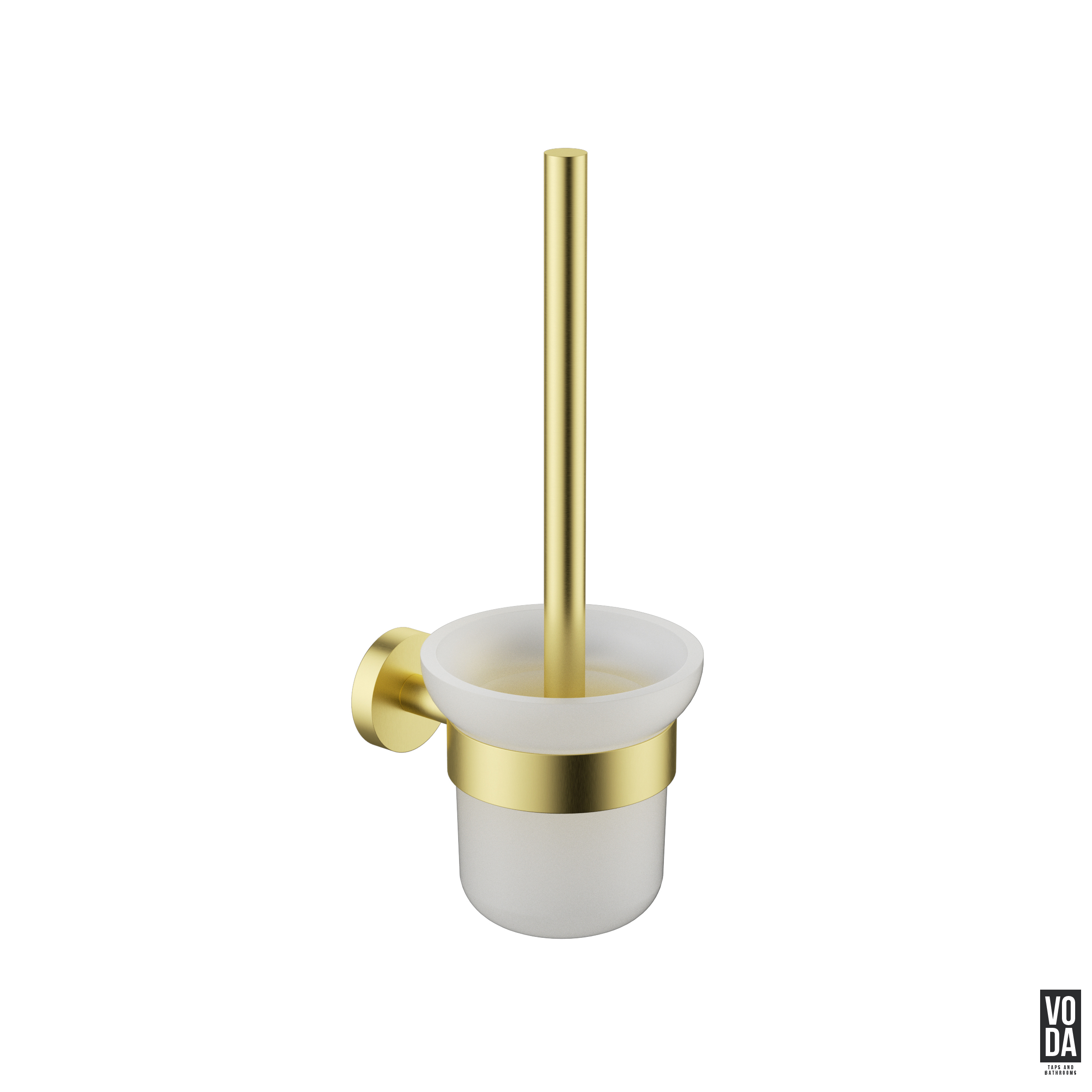 Pure Toilet Brush Holder Brushed Gold