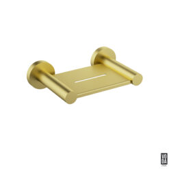 Pure Soap Holder Brushed Gold