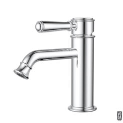 Cambridge Basin Mixer with Brass Handle Chrome
