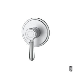 Cambridge Shower mixer with Brass Handle Trim Kit Only Brushed Nickel