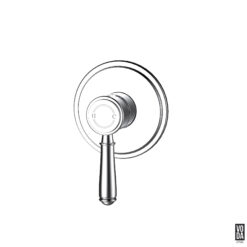 Cambridge Shower mixer with Brass Handle Trim Kit Only Chrome