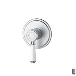 Cambridge Shower mixer with Ceramic Handle Trim Kit Only Brushed Nickel