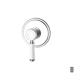 Cambridge Shower mixer with Ceramic Handle Trim Kit Only Chrome