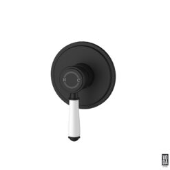 Cambridge Shower mixer with Ceramic Handle Trim Kit Only Matte Black