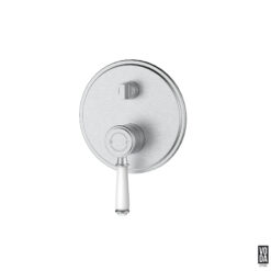 Cambridge Shower Mixer with Diverter with Ceramic Handle Trim Kit Only Brushed Nickel