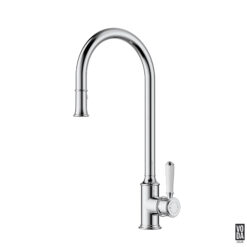 Cambridge Pull-out Kitchen Sink Mixer with Ceramic Handle Chrome