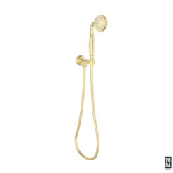 Cambridge Handshower on Bracket with Brass Handle Brushed Gold