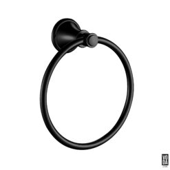 Cambridge Towel Ring Matte Black