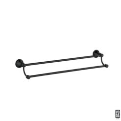 Cambridge 600mm Double Towel Rail Matte Black