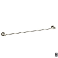 Cambridge 800mm Single Towel Rail Brushed Nickel