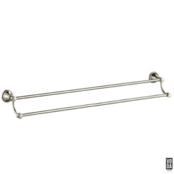 Cambridge 800mm Double Towel Rail Brushed Nickel