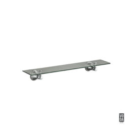 Cambridge Glass Shelf Brushed Nickel