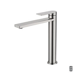 Espresso Tall Basin Mixer Brushed Nickel