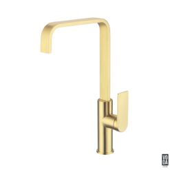 Espresso Kitchen/Laundry Sink Mixer Brushed Gold