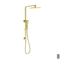 Espresso 2 in 1 Twin Multi Function Shower Brushed Gold