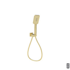 Espresso Hand Shower on Bracket Brushed Gold