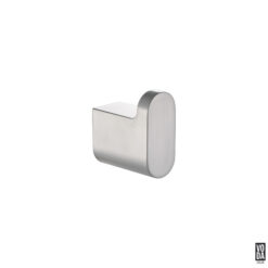 Espresso Robe Hook Brushed Nickel
