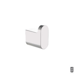 Espresso Robe Hook Chrome