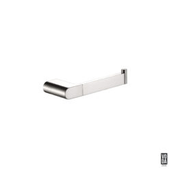 Espresso Toilet Roll Holder Brushed Nickel