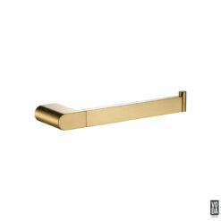 Espresso Hand Towel Bar Brushed Gold