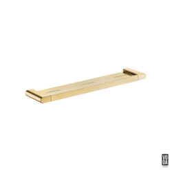 Espresso Shower Shelf Brushed Gold