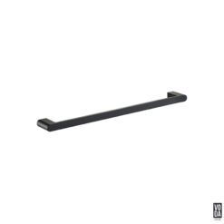 Espresso 600mm Single Towel Rail Matte Black