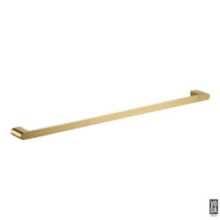 Espresso 800mm Single Towel Rail Brushed Gold