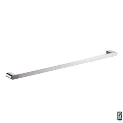 Espresso 800mm Single Towel Rail Brushed Nickel
