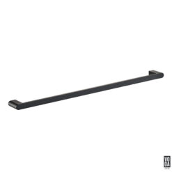 Espresso 800mm Single Towel Rail Matte Black