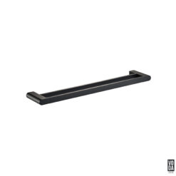 Espresso 600mm Double Towel Rail Matte Black