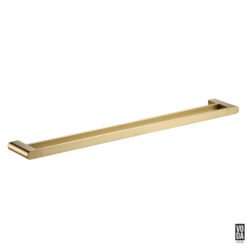 Espresso 800mm Double Towel Rail Brushed Gold