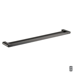 Espresso 800mm Double Towel Rail Gun Metal