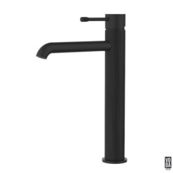 Emerald Tall Basin Mixer Matte Black