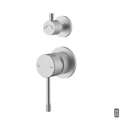 Emerald Shower Mixer with Diverter Separate Plates - Trim Kit Only Brushed Nickel